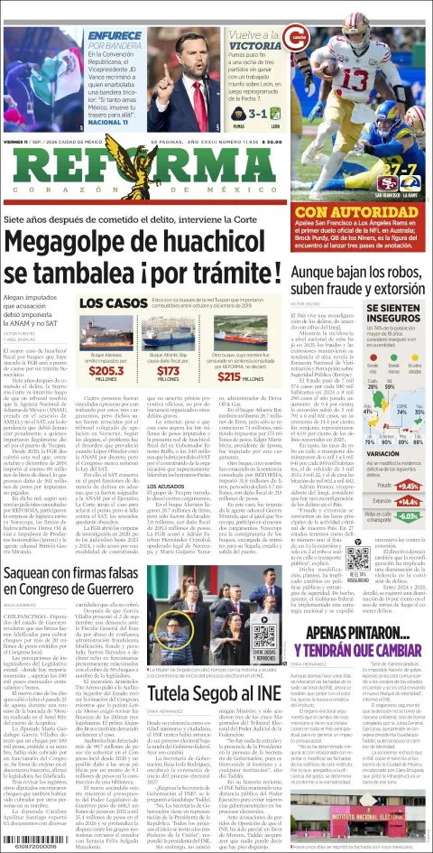 Portada de Reforma
