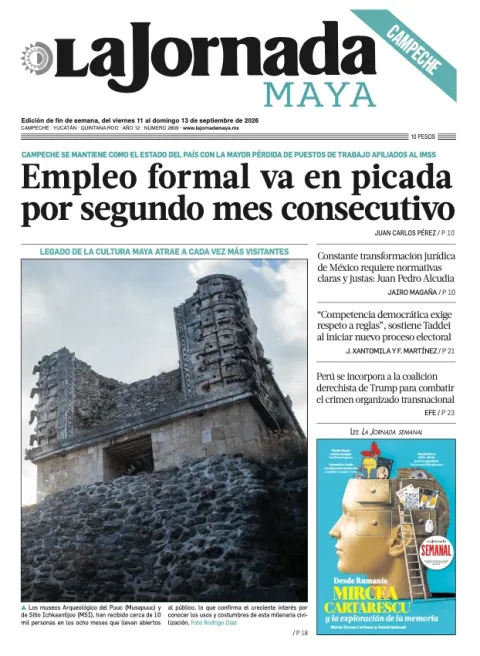 Portada de La Jornada Maya Campeche