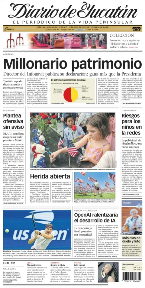 Portada de Diario de Yucatán