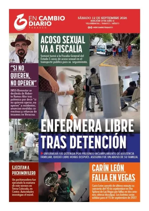 Portada de En Cambio - Tabasco (contraportada)