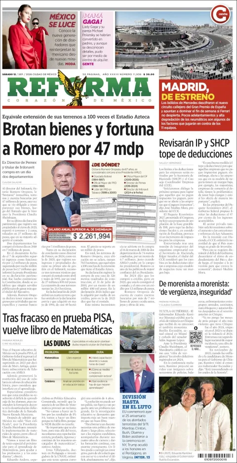 Portada de Reforma