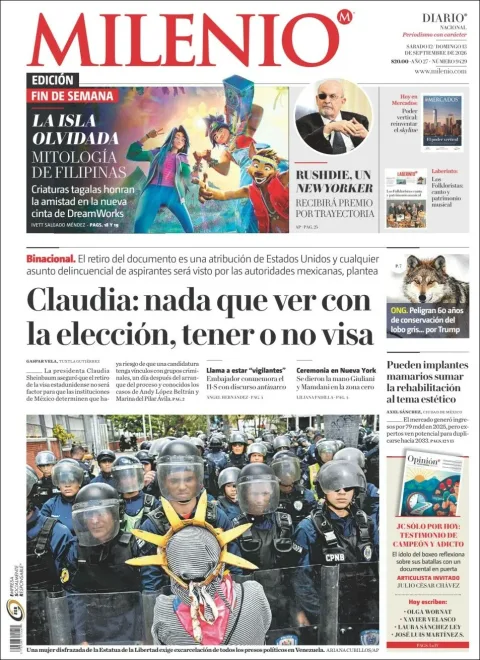 Portada de Milenio