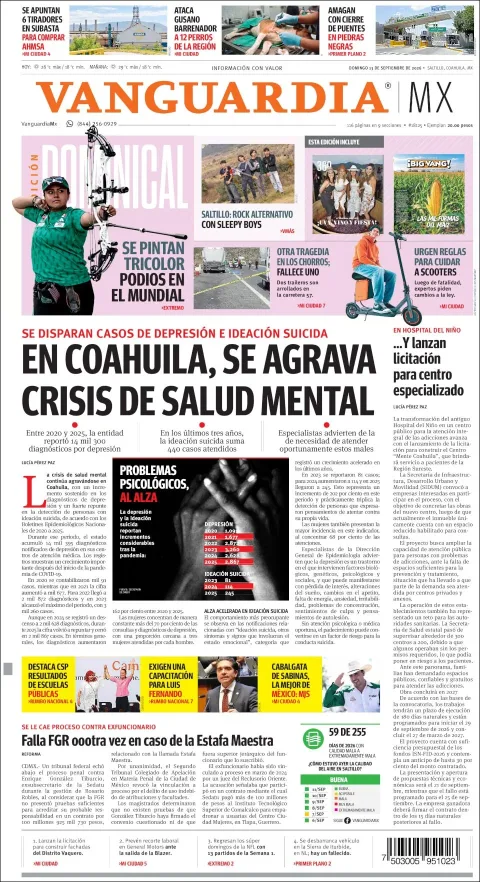 Portada de Vanguardia
