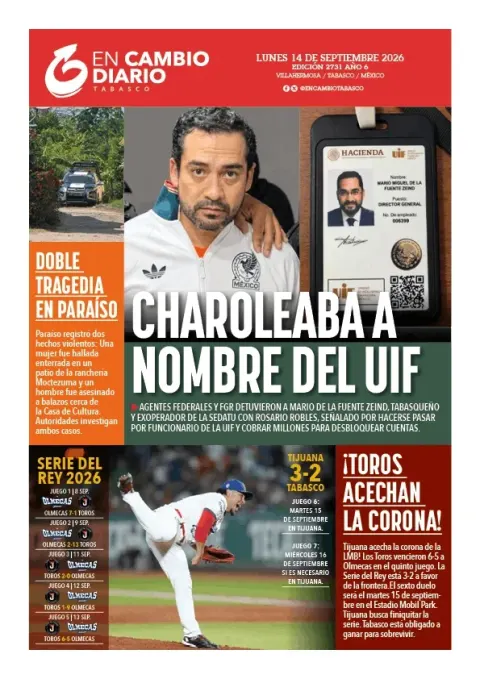 Portada de En Cambio - Quintana Roo (contraportada)