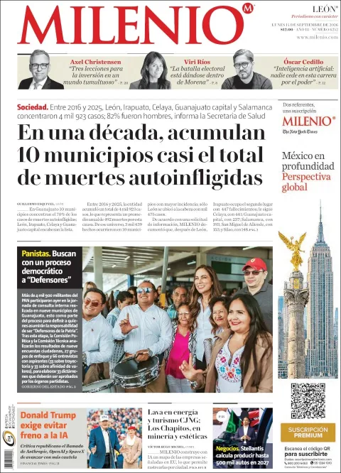 Portada de Milenio Leon