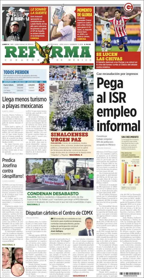 Portada de Reforma