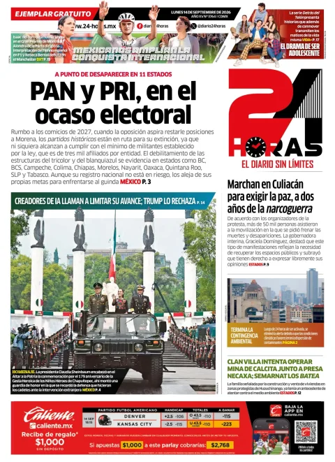 Portada de 24 Horas