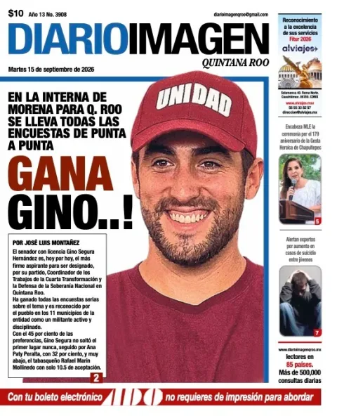 Portada de Diario Imagen Quintana Roo
