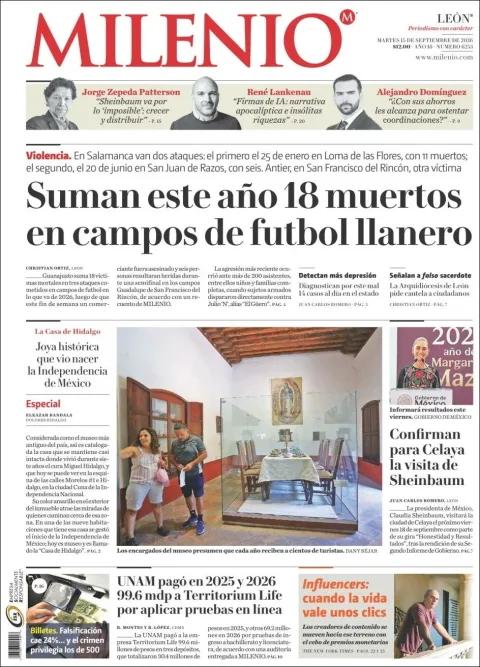 Portada de Milenio Leon