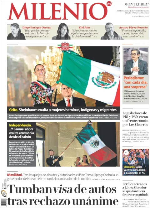 Portada de Milenio