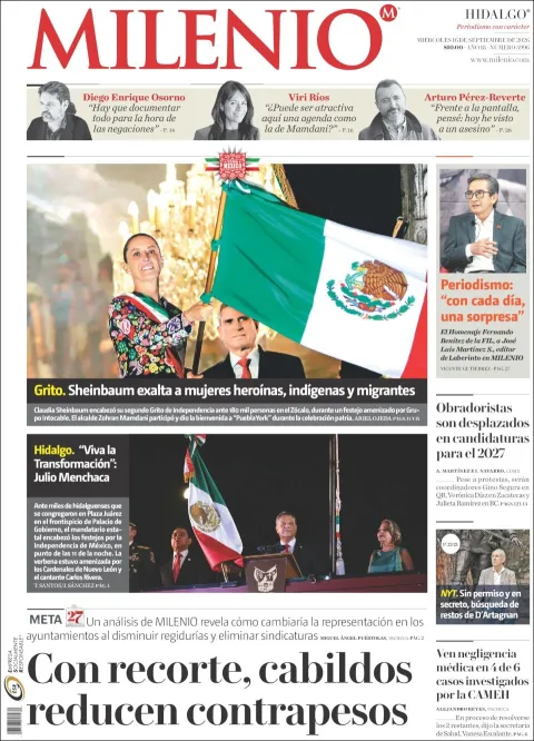 Portada de Milenio Hidalgo