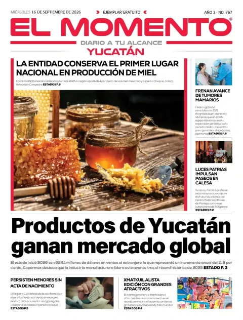 Portada de El Momento Yucatan