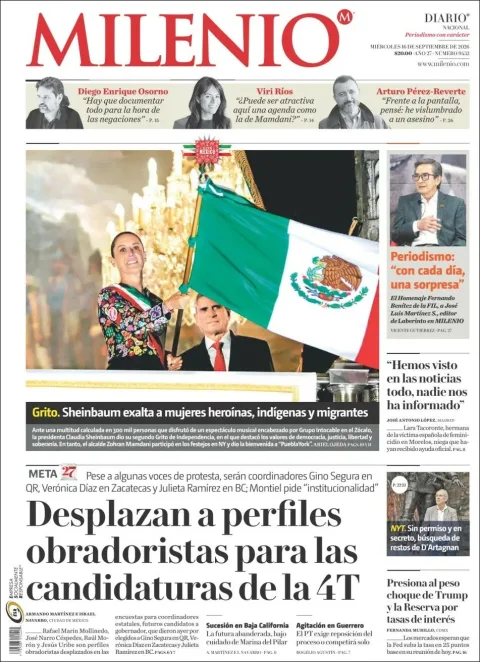 Portada de Milenio