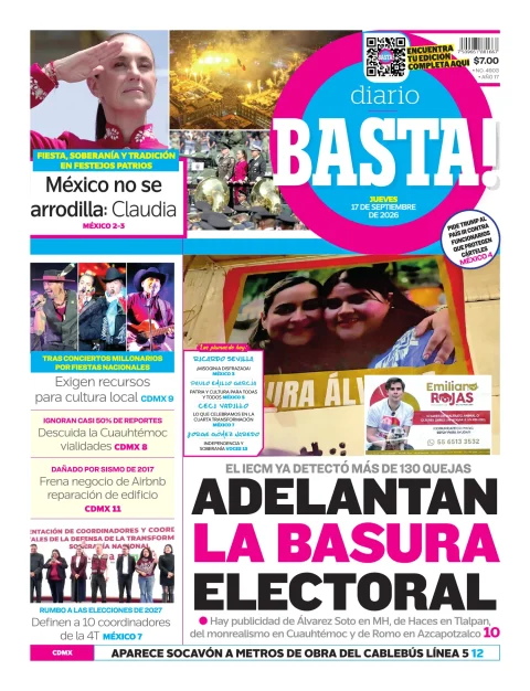 Portada de Basta! (portada)