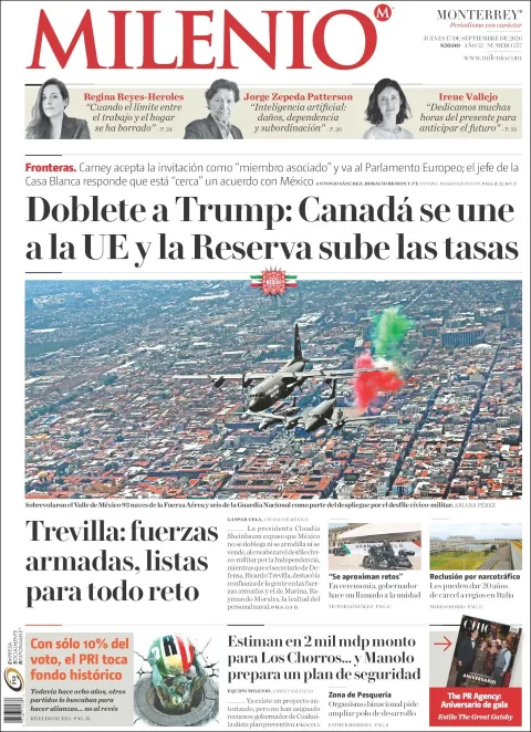 Portada de Milenio