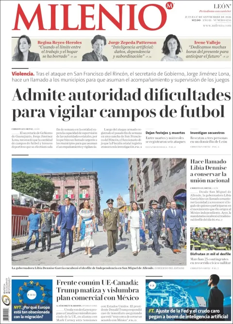 Portada de Milenio Leon