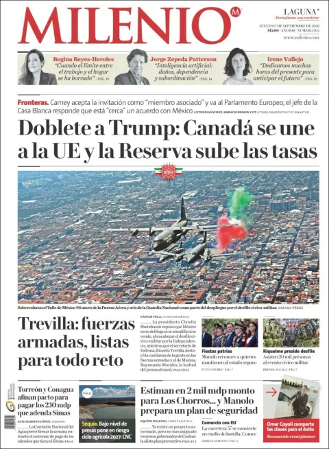 Portada de Milenio Laguna