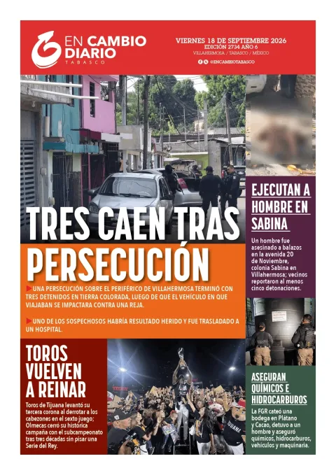 Portada de En Cambio - Quintana Roo (contraportada)
