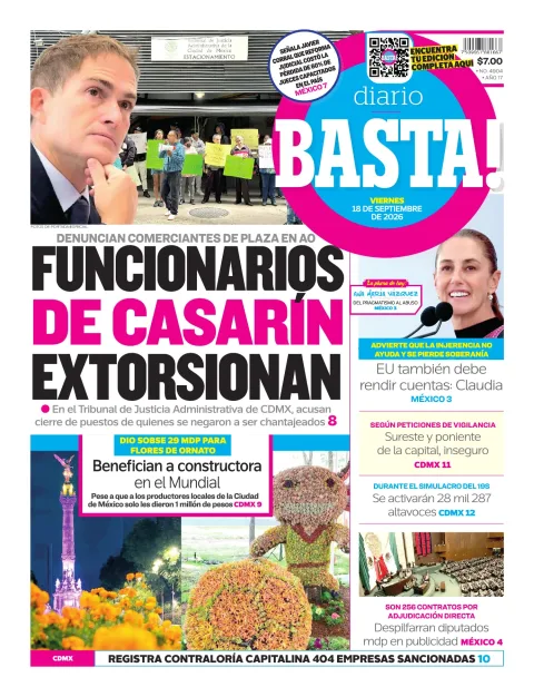 Portada de Basta! (portada)