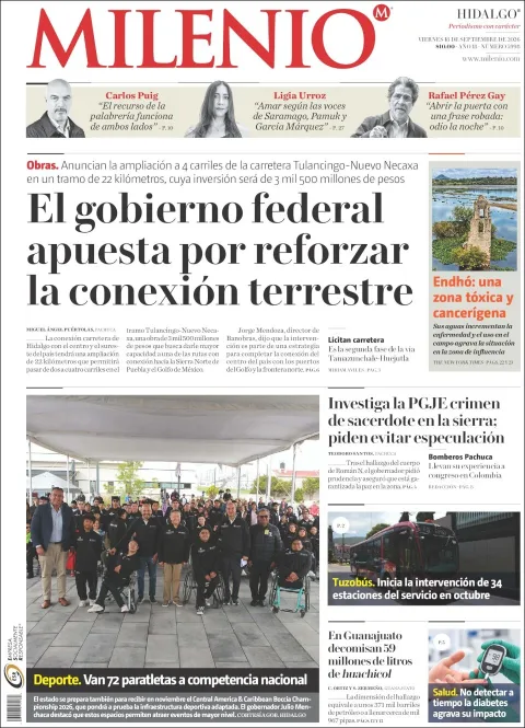 Portada de Milenio Hidalgo