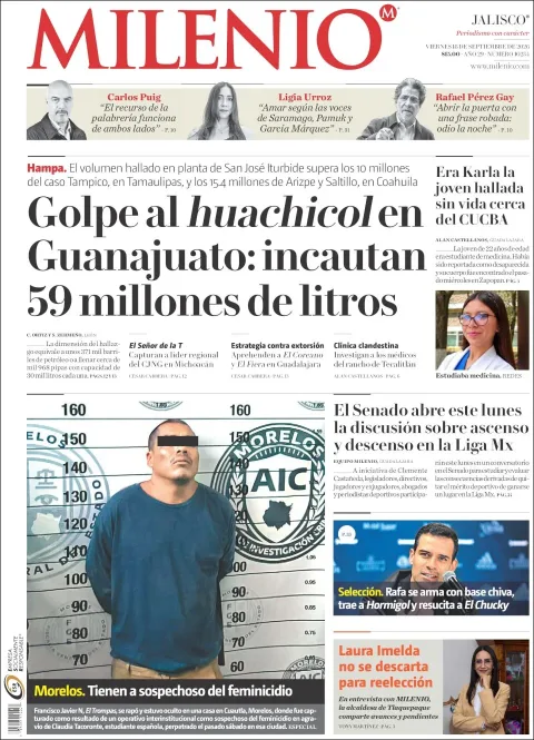 Portada de Milenio Jalisco