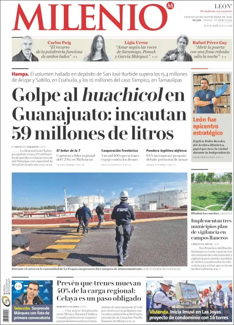 Portada de Milenio Leon