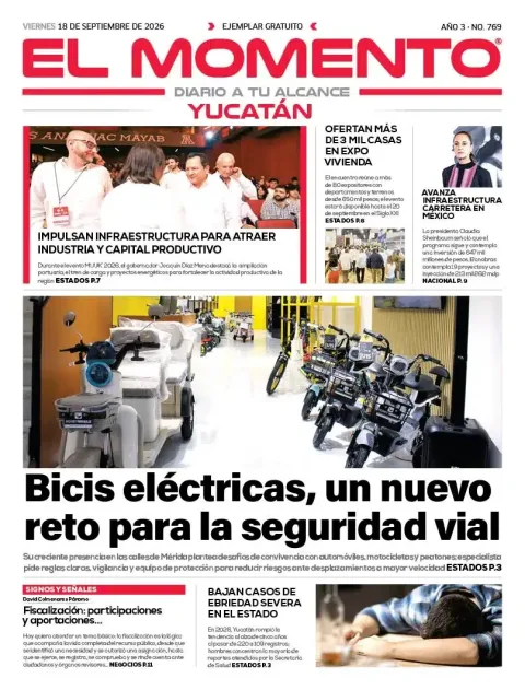 Portada de El Momento Yucatan