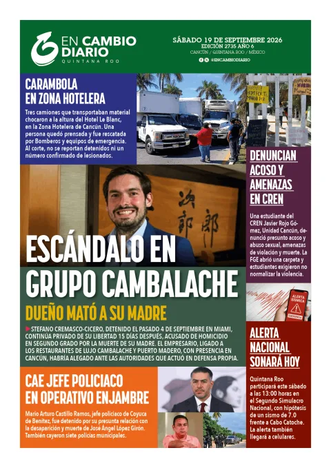 Portada de En Cambio - Quintana Roo (portada)