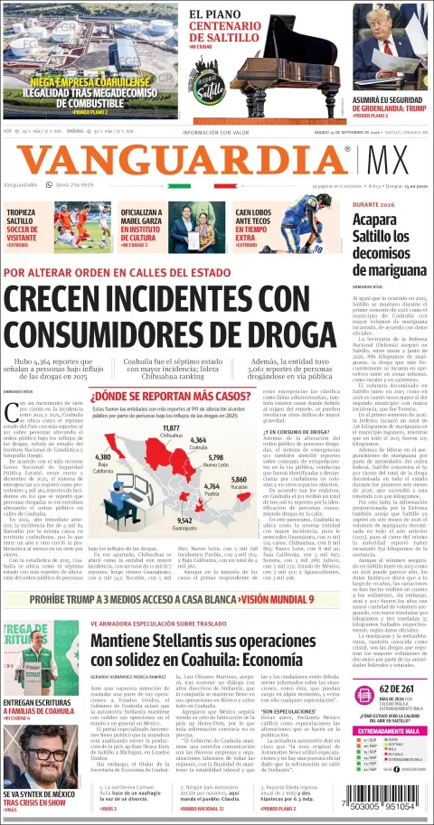 Portada de Vanguardia