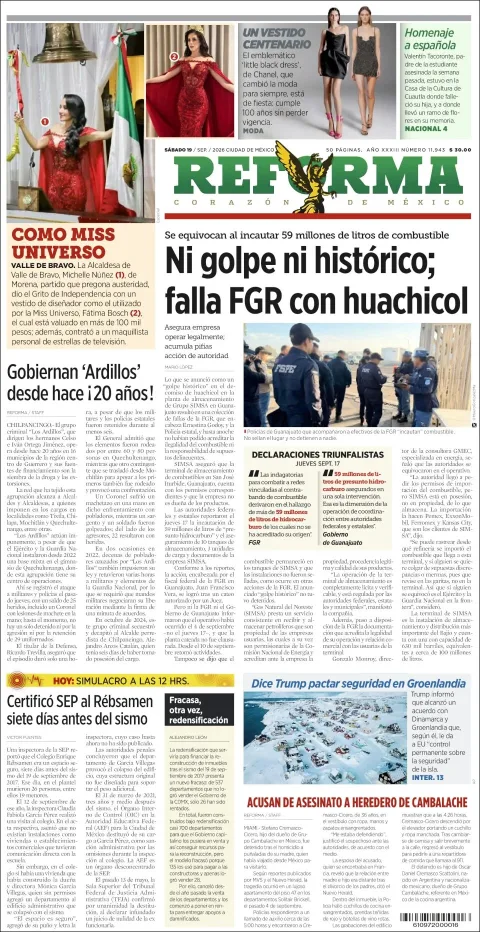 Portada de Reforma