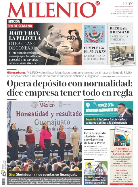 Portada de Milenio Leon