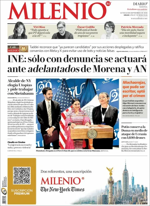 Portada de Milenio