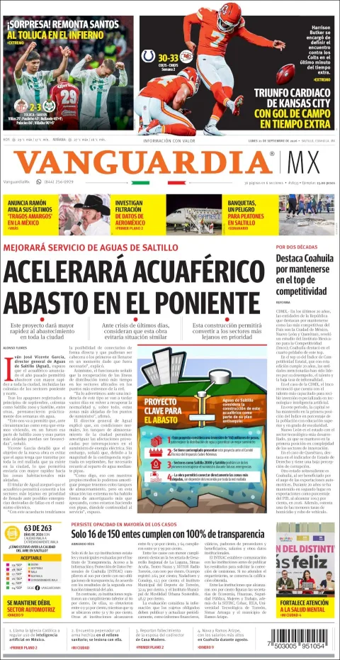 Portada de Vanguardia