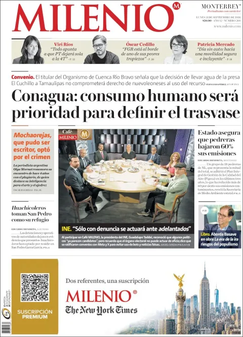 Portada de Milenio Edo de Mexico