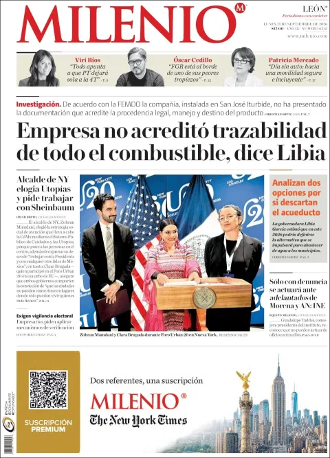 Portada de Milenio Leon
