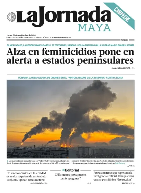 Portada de La Jornada Maya Campeche