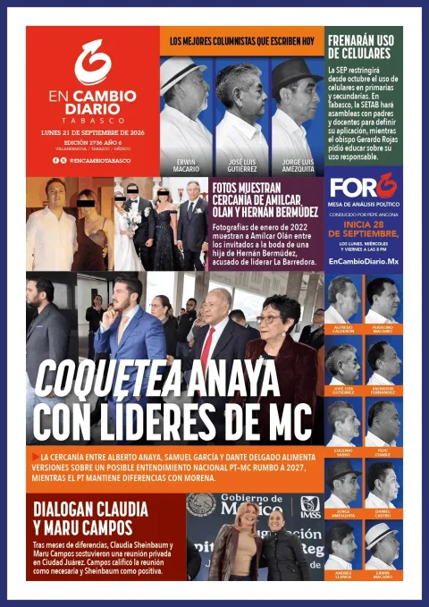 Portada de En Cambio - Tabasco (contraportada)