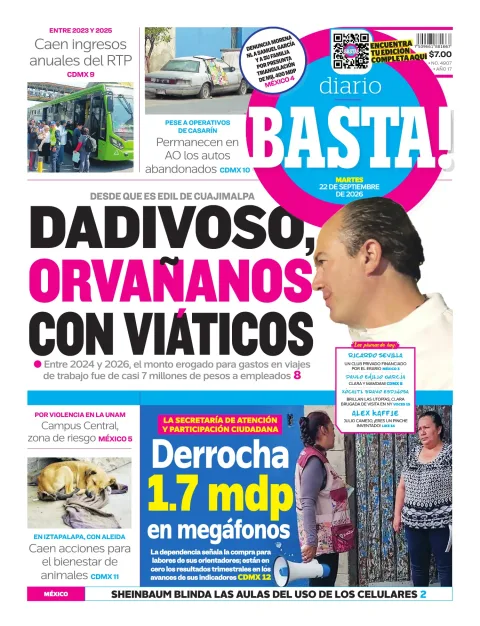 Portada de Basta! (portada)