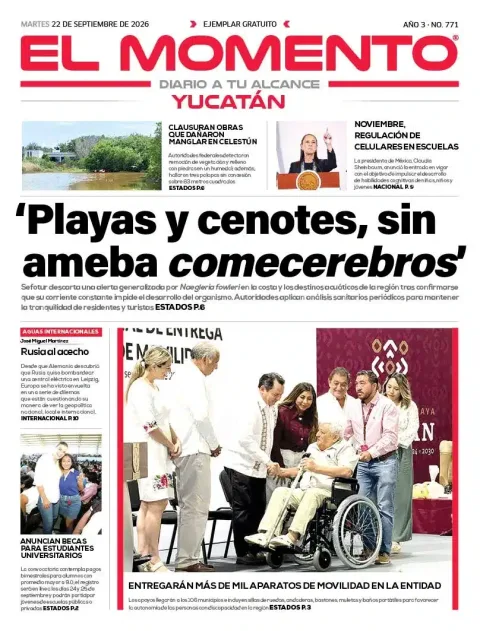 Portada de El Momento Yucatan