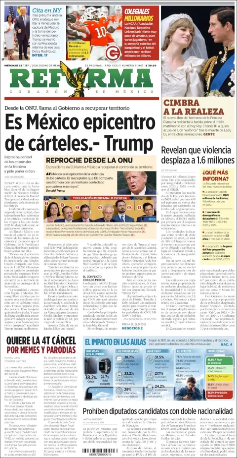 Portada de Reforma