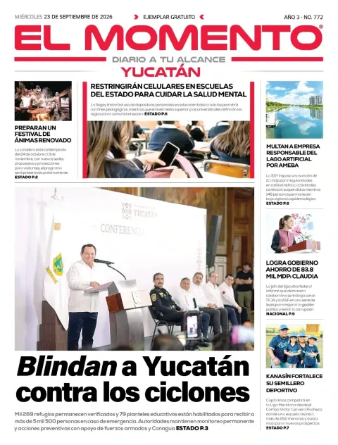 Portada de El Momento Yucatan