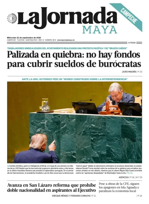 Portada de La Jornada Maya Campeche
