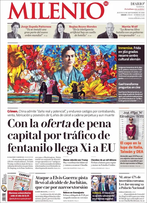 Portada de Milenio