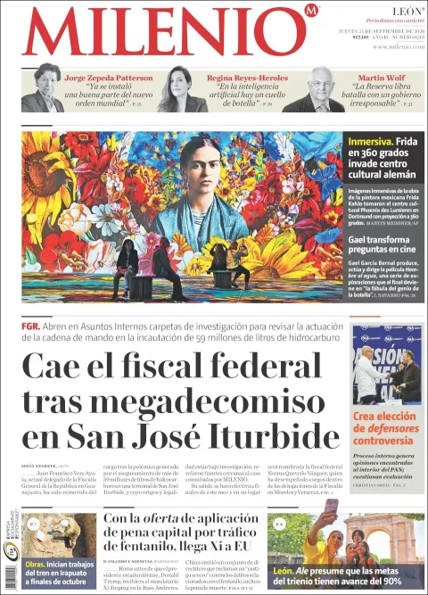 Portada de Milenio Leon