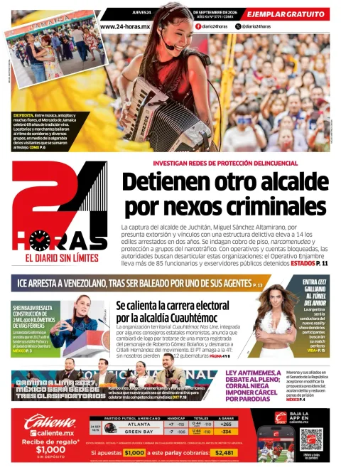 Portada de 24 Horas