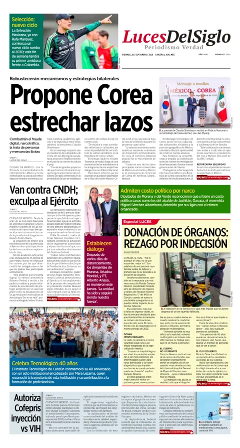 Portada de Luces del Siglo