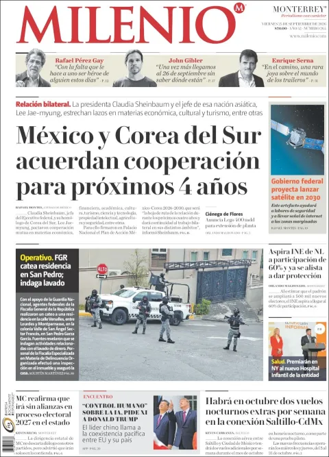 Portada de Milenio