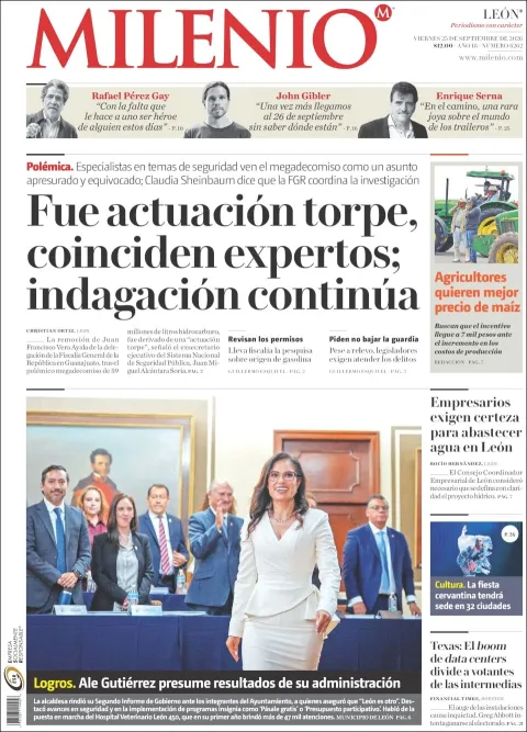 Portada de Milenio Leon