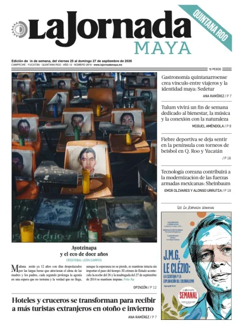 Portada de La Jornada Maya Quintana Roo