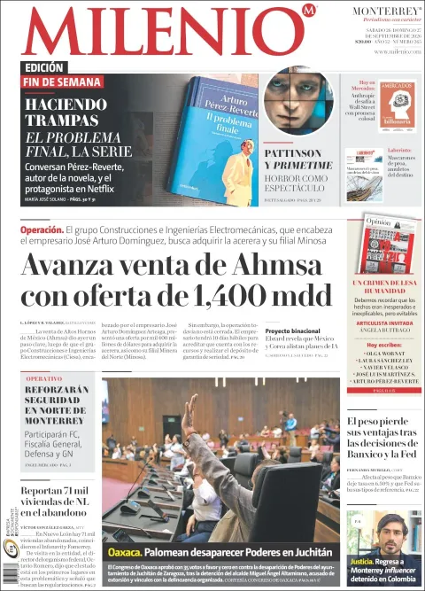 Portada de Milenio
